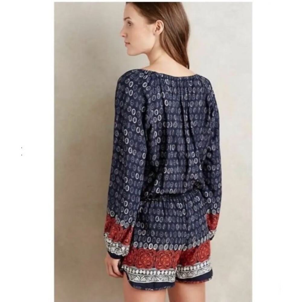 NWOT - Anthropologie Lilka Apolima Printed Romper - Size L - Picture 4 of 8